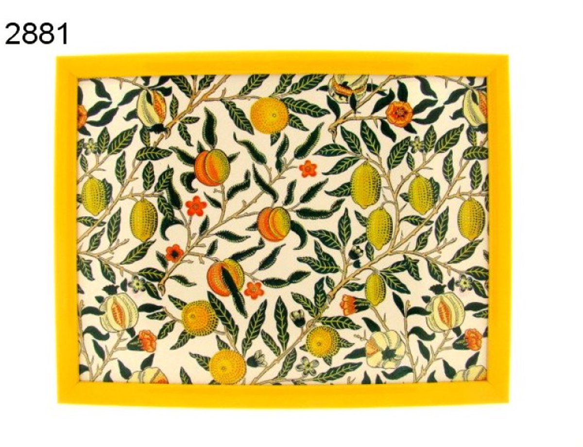 Lesser & Pavey Schootkussen William Morris fruit - 39,5 x 29,5 cm - stevig blad