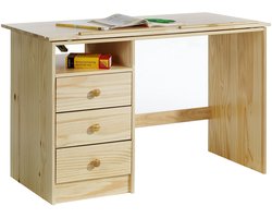 Kinderbureau KEVIN naturel, bovenzijde kantelbaar