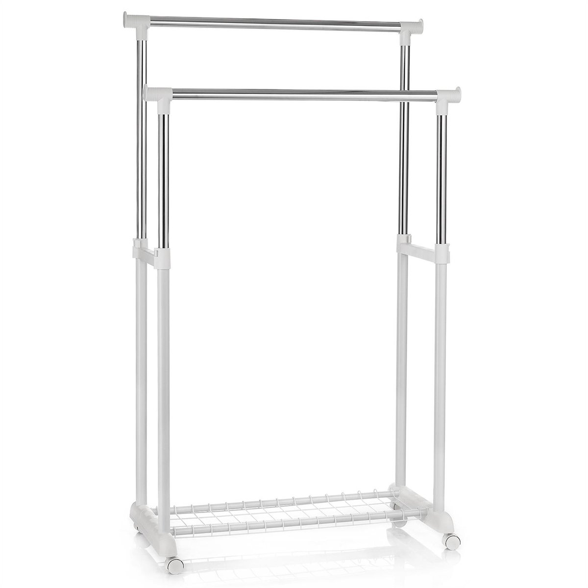 GROSSO garderobe, in hoogte verstelbaar, wit