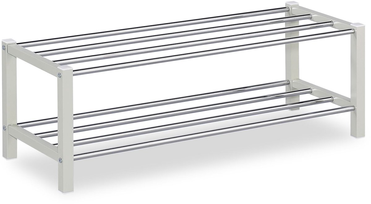IDIMEX Schoenenrek DUBLIN met 2 planken – beige