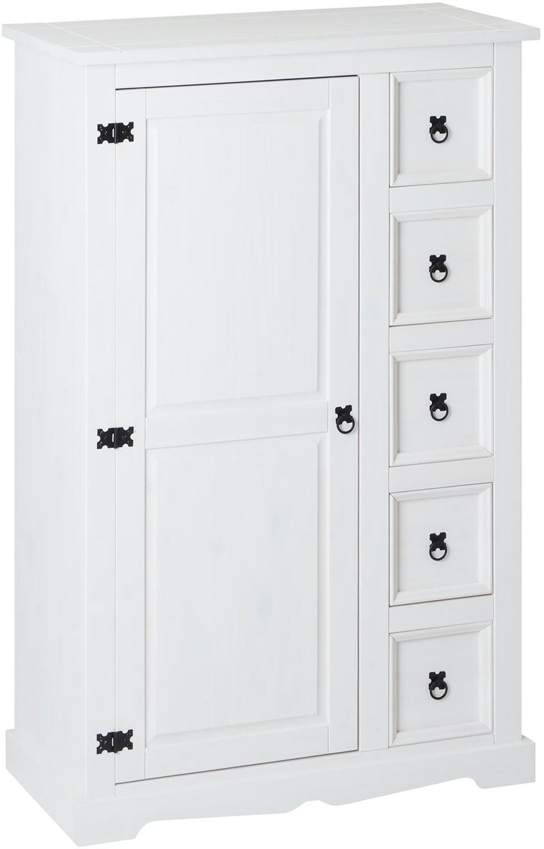 Commode TEQUILA met 5 lades – Wit
