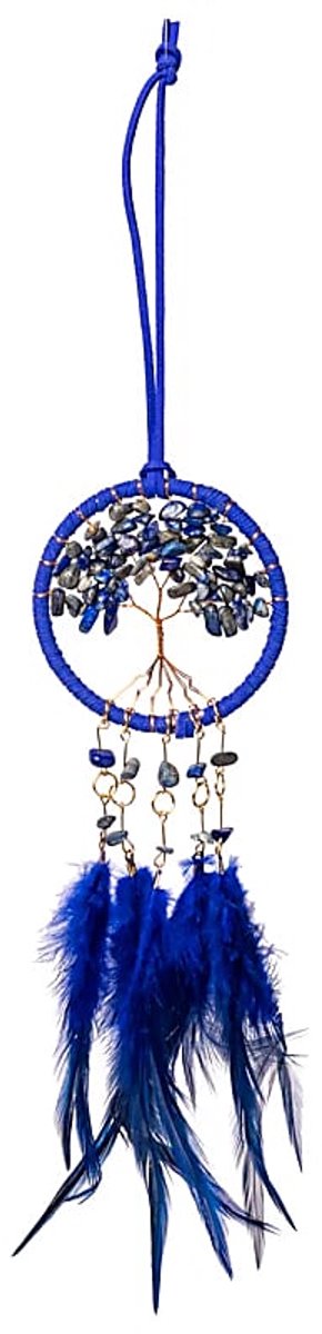 Dromenvanger Levensboom lapis - Droom - Lapis Lazuli - Slaapkamer - Innerlijke wijsheid - Blauw