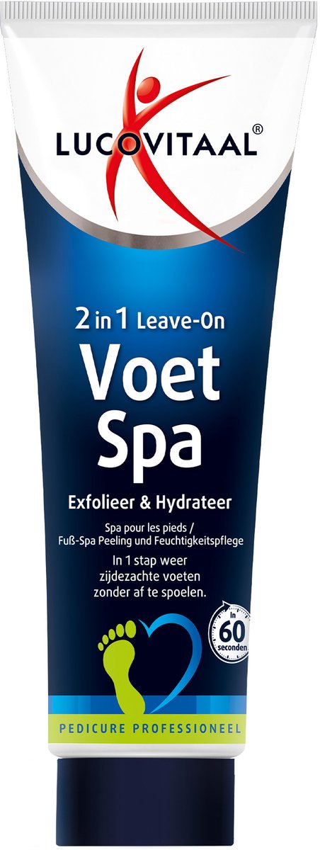 2+2 gratis: Lucovitaal Voetspa Peel&hydrateer 75 ml