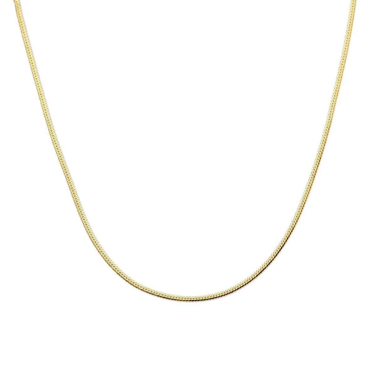 Collier gourmette 2,6 mm 40 + 4 cm 3 micron