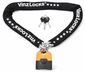 Vinz Makalu Serrure moto ART 4 - 120 cm (Serrure pour moto ou scooter - Serrure à chaîne****)