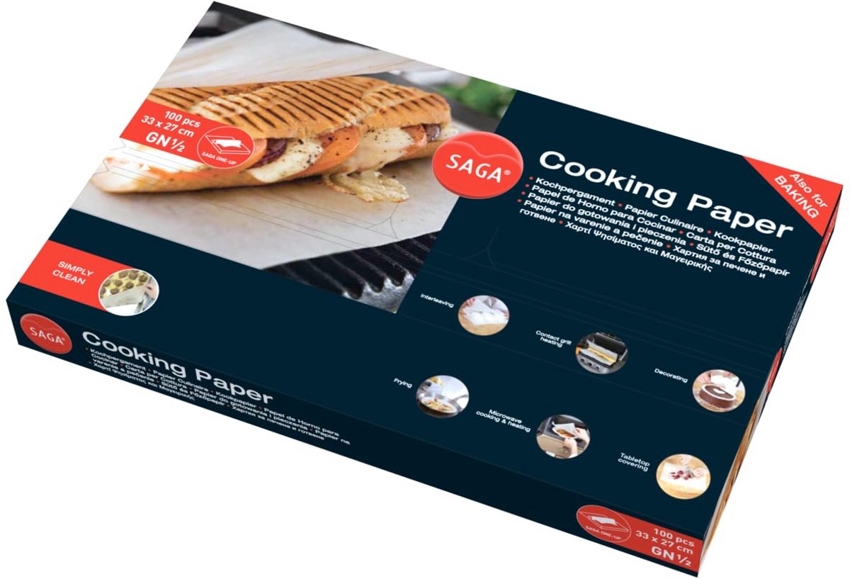Panini Papier 1/2 GN 100 Stuks voor Perfecte Gerechten