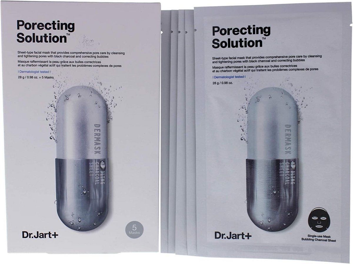 Bubbelend Bladmasker voor Poriënreductie - 5 Stuks