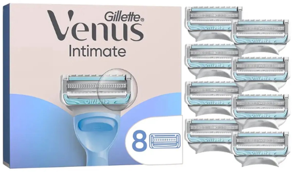 Gillette Venus Intimate 8-pack scheermesjes – Zacht & Glad
