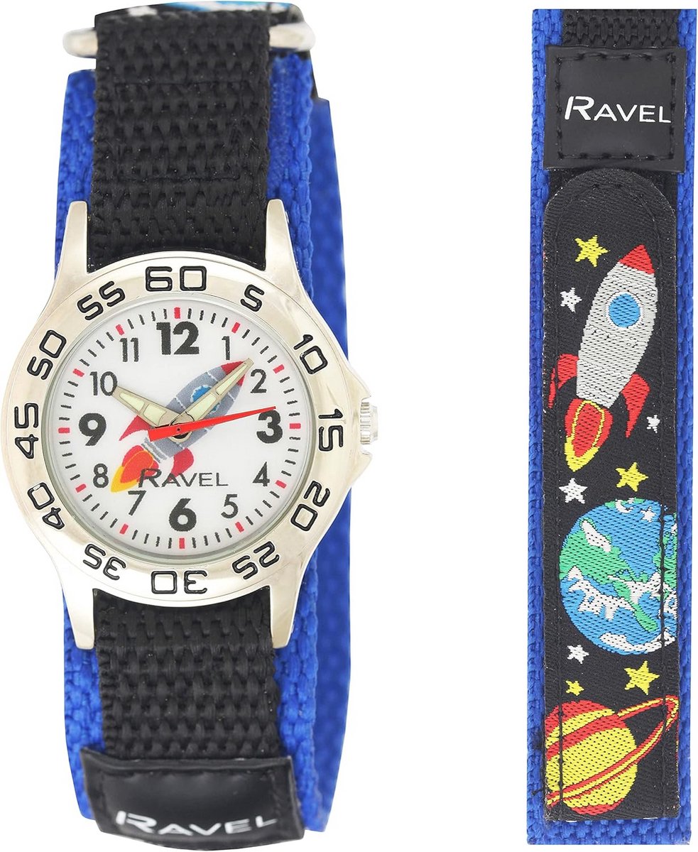 Kinderhorloge met Gemakkelijk Bevestigbare Band - Analoog Quartz