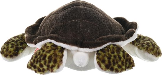 Groene Zeeschildpad Pluche knuffeldier 30 cm - educatief en leuk speelgoed voor kinderen — afbeelding 3