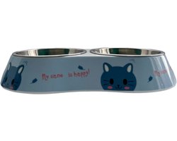 Caltitude. Pet food bowl Blue. Dierenvoerbak Blauw.