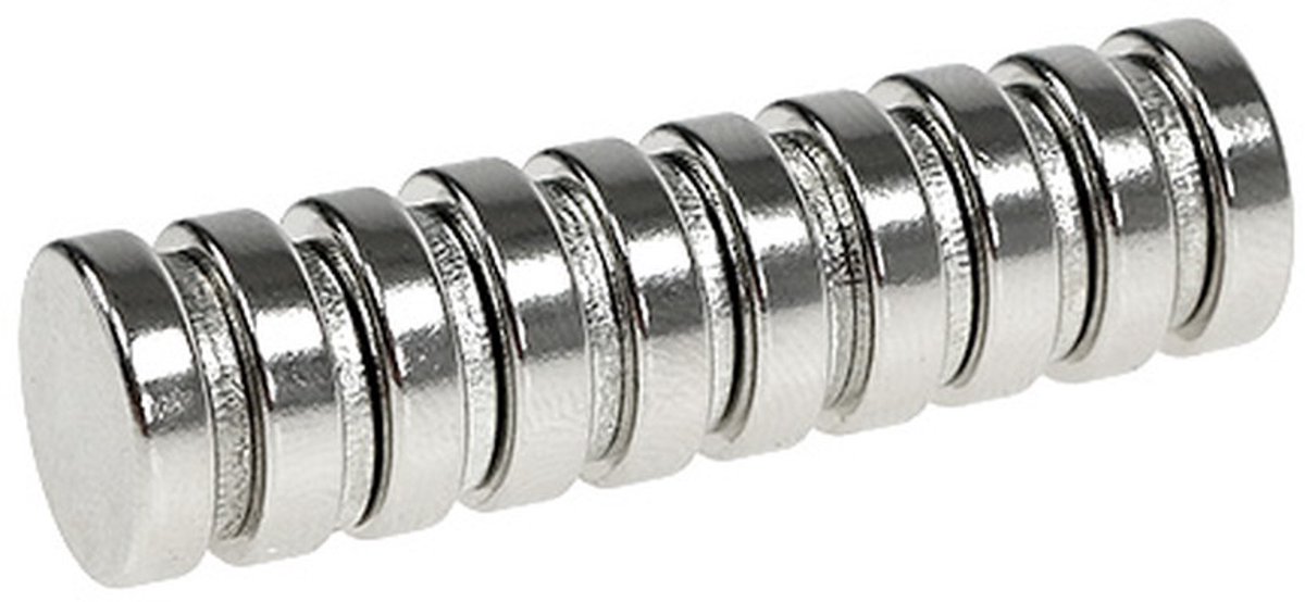 Corsagemagneet 12 x 3 mm 10 st, 10 Stück