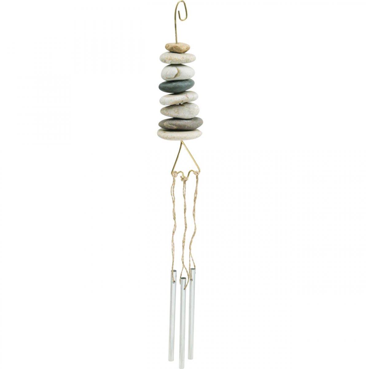 Windgonghanger Chime Maritime met stenen H50cm