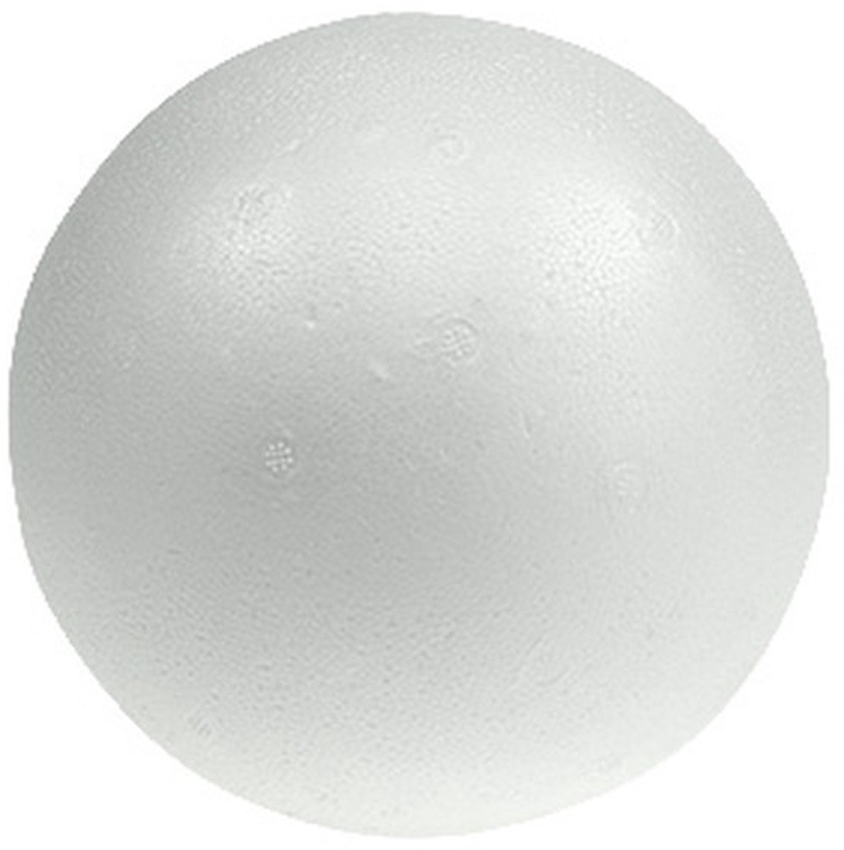 Piepschuim bal Ø8cm wit 10st, 10 Stück