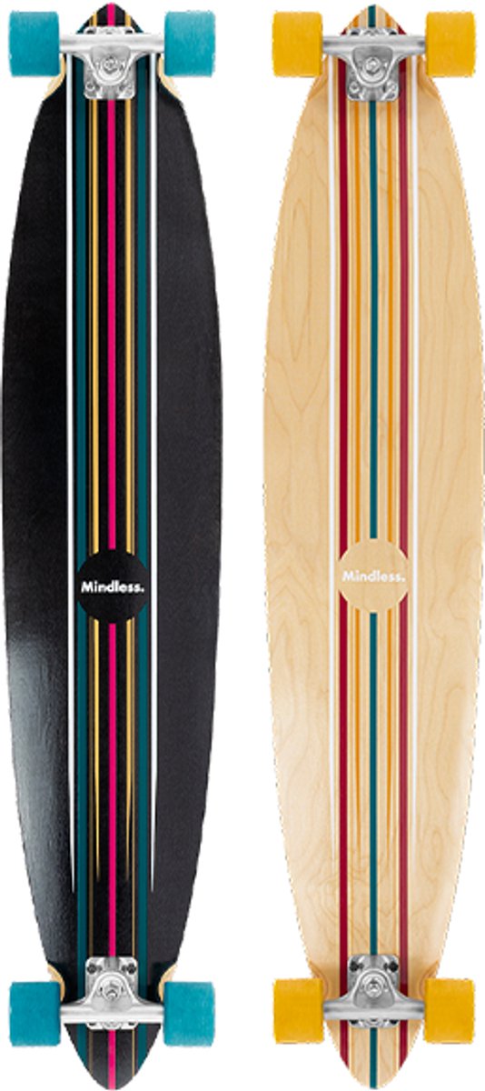 Mindless Nomad Pintail Longboard 44 x 9 inch Classic Pintail Longboard Bruin