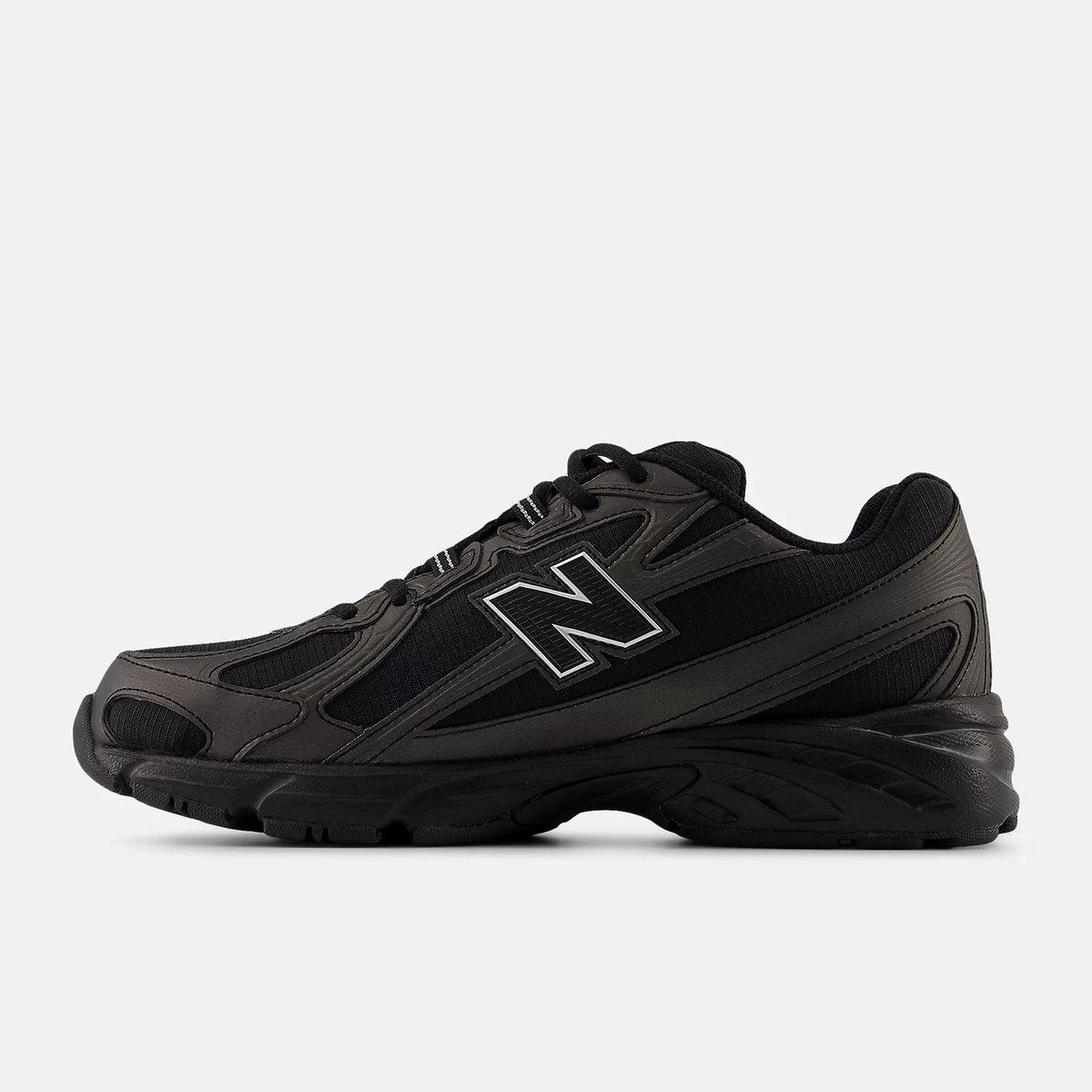 New Balance 740 - Unisex - Black Silver Metallic - EU Wit