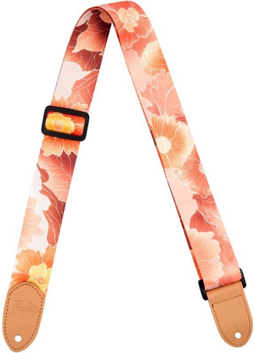 Flight S35 Polyester Ukulele Strap Flower draagband voor ukelele