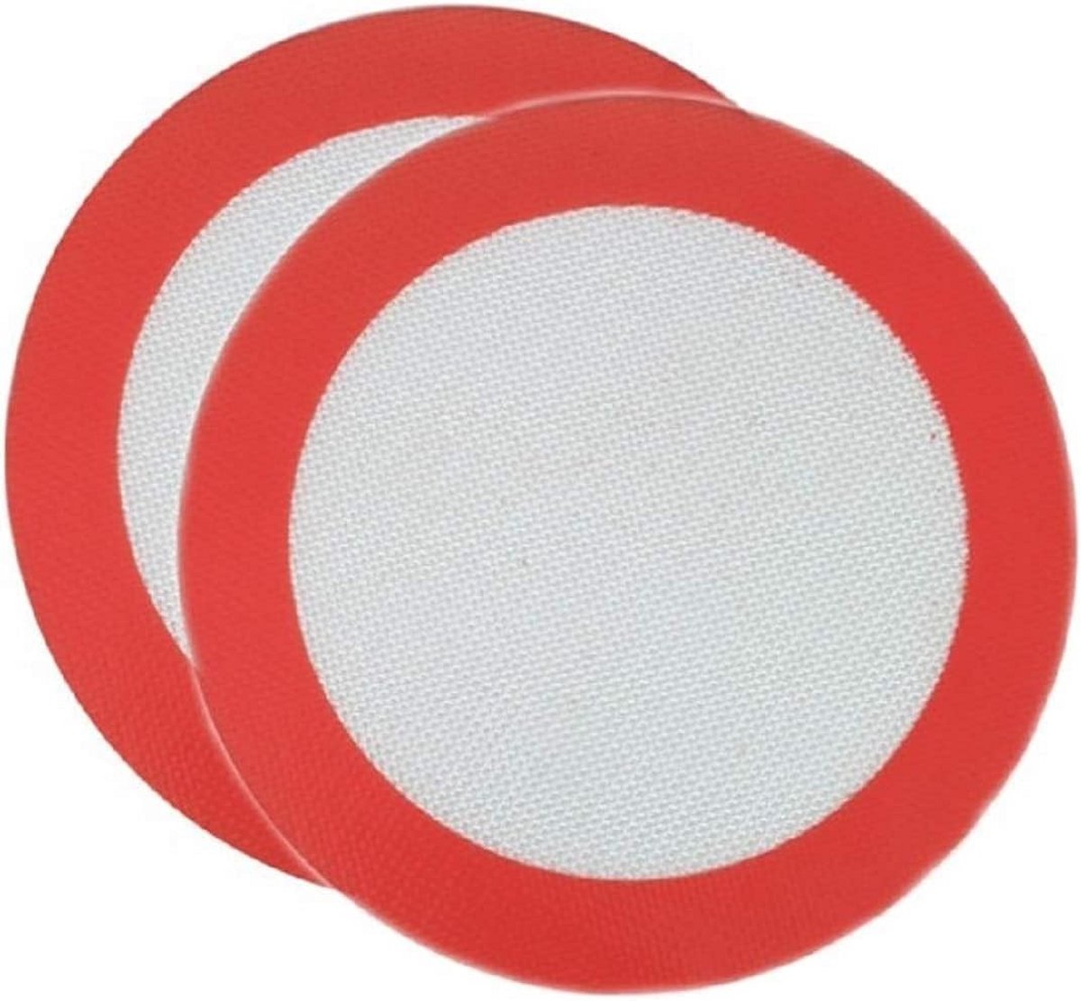 Herbruikbare ronde siliconen bakmat set - 2 stuks 8,5 inch voor perfecte cake bakken