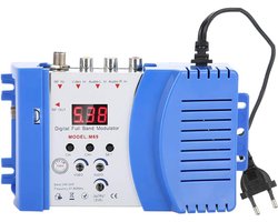 RF-modulator AV-RF AV-TV-converter voor satellietontvangers, videocamera's en meer