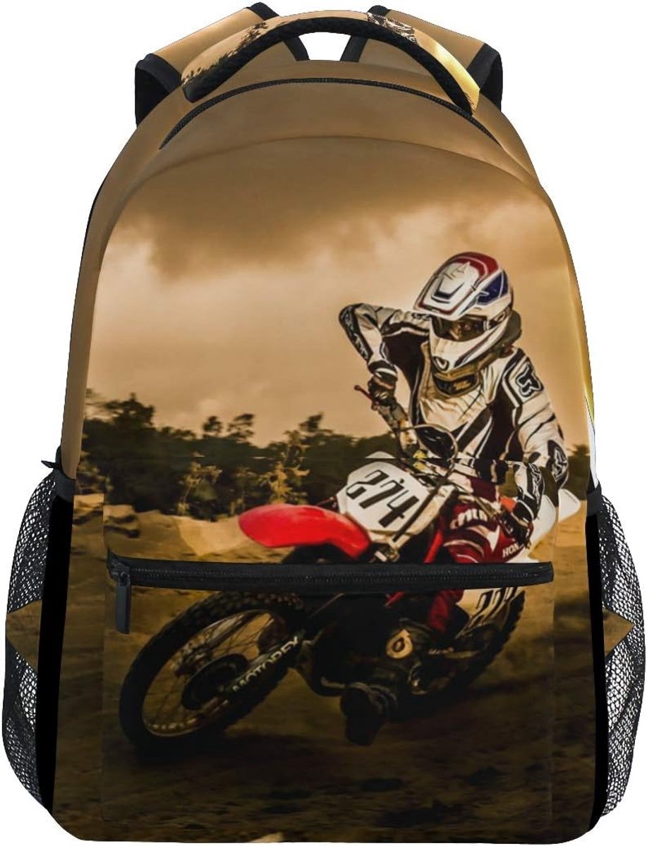 Lichtgewicht Motocross Rugzak voor Laptop en Outdoor Activiteiten