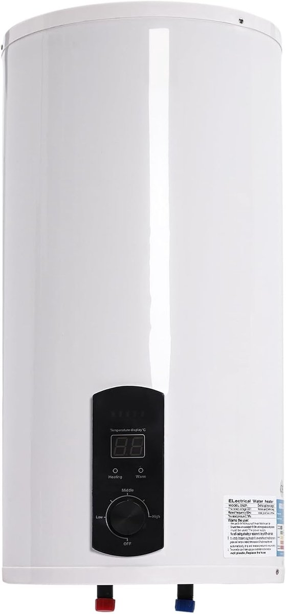 Elektrische Boiler 50L-120L Verticaal Wandmontage Energiezuinig 2000W Max 75°C