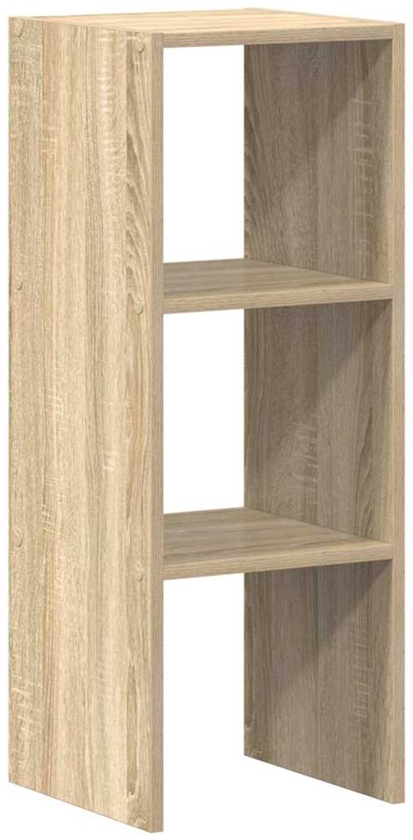 vidaXL - Boekenkast - stapelbaar - 30x30x80 - cm - bewerkt - hout - sonoma - eiken