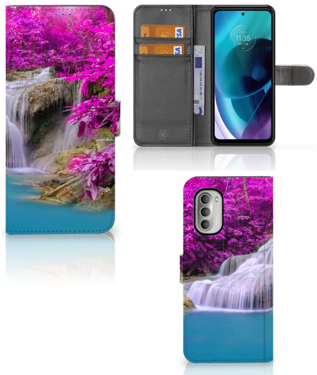 Motorola Moto G51 5G Flip Cover Waterval