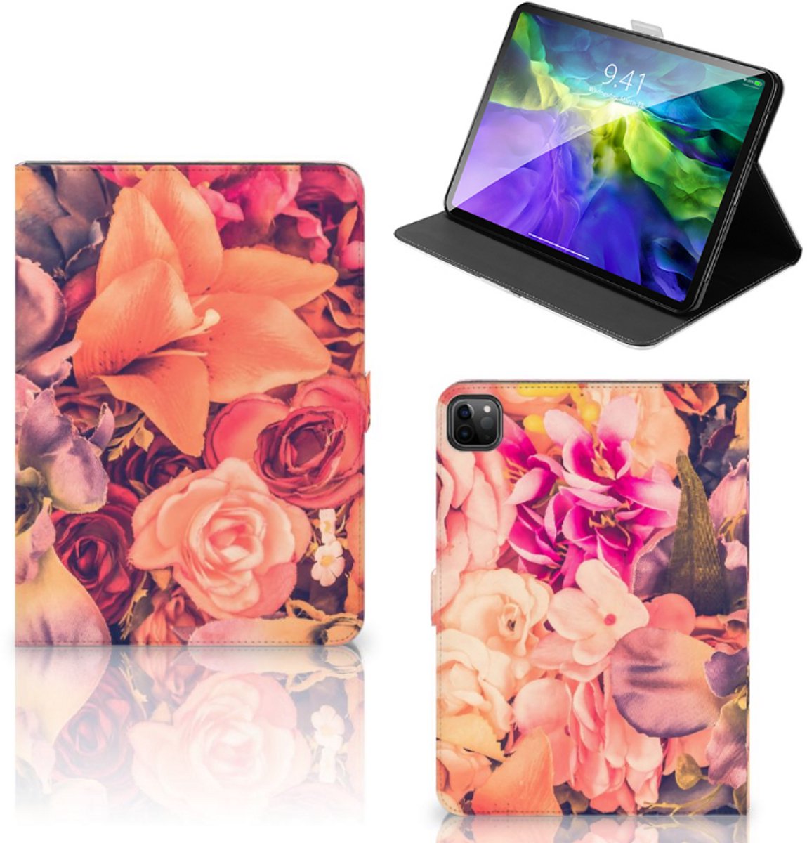 iPad Pro 11 2020/2021/2022 Tablet Cover Bosje Bloemen