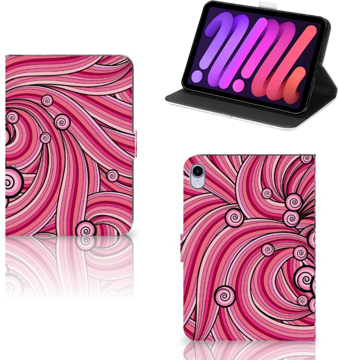 iPad Mini 6 (2021) Hoes Swirl Pink
