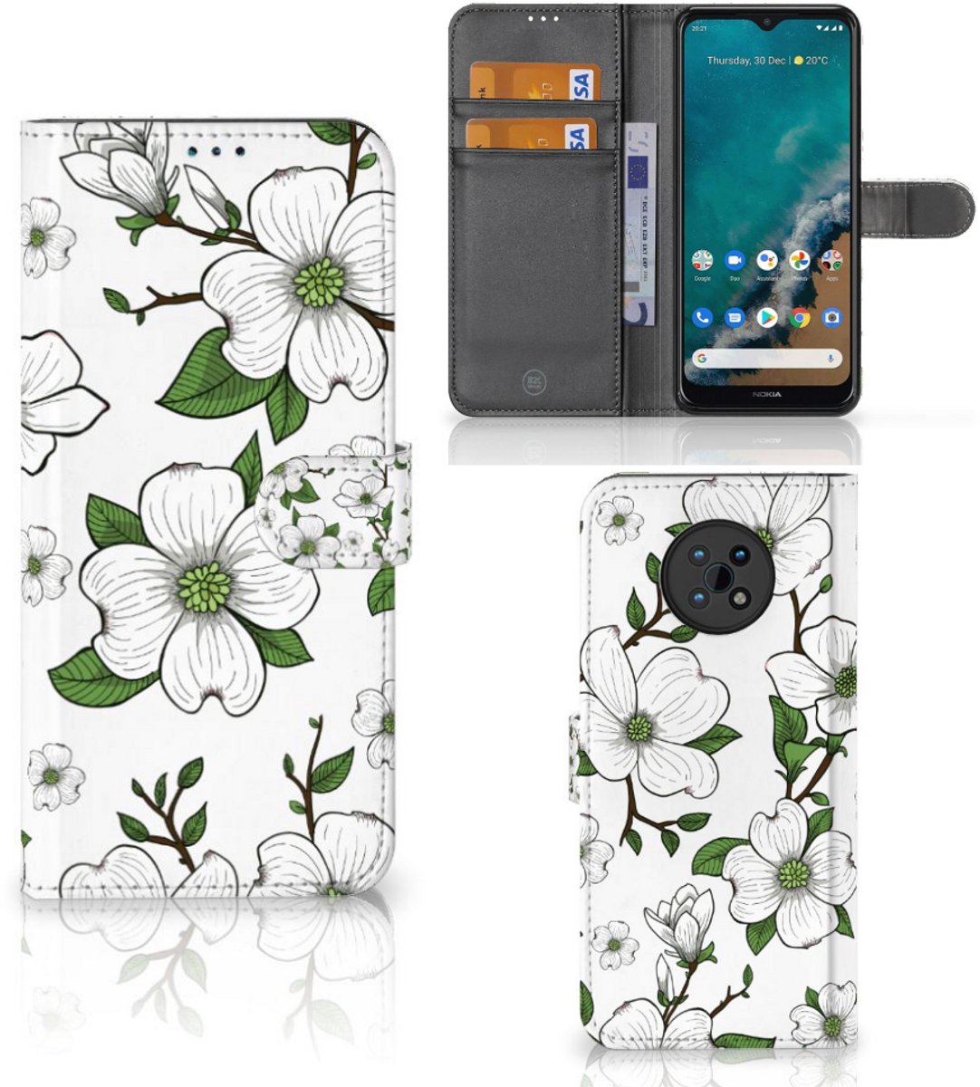Nokia G50 Hoesje Dogwood Flowers