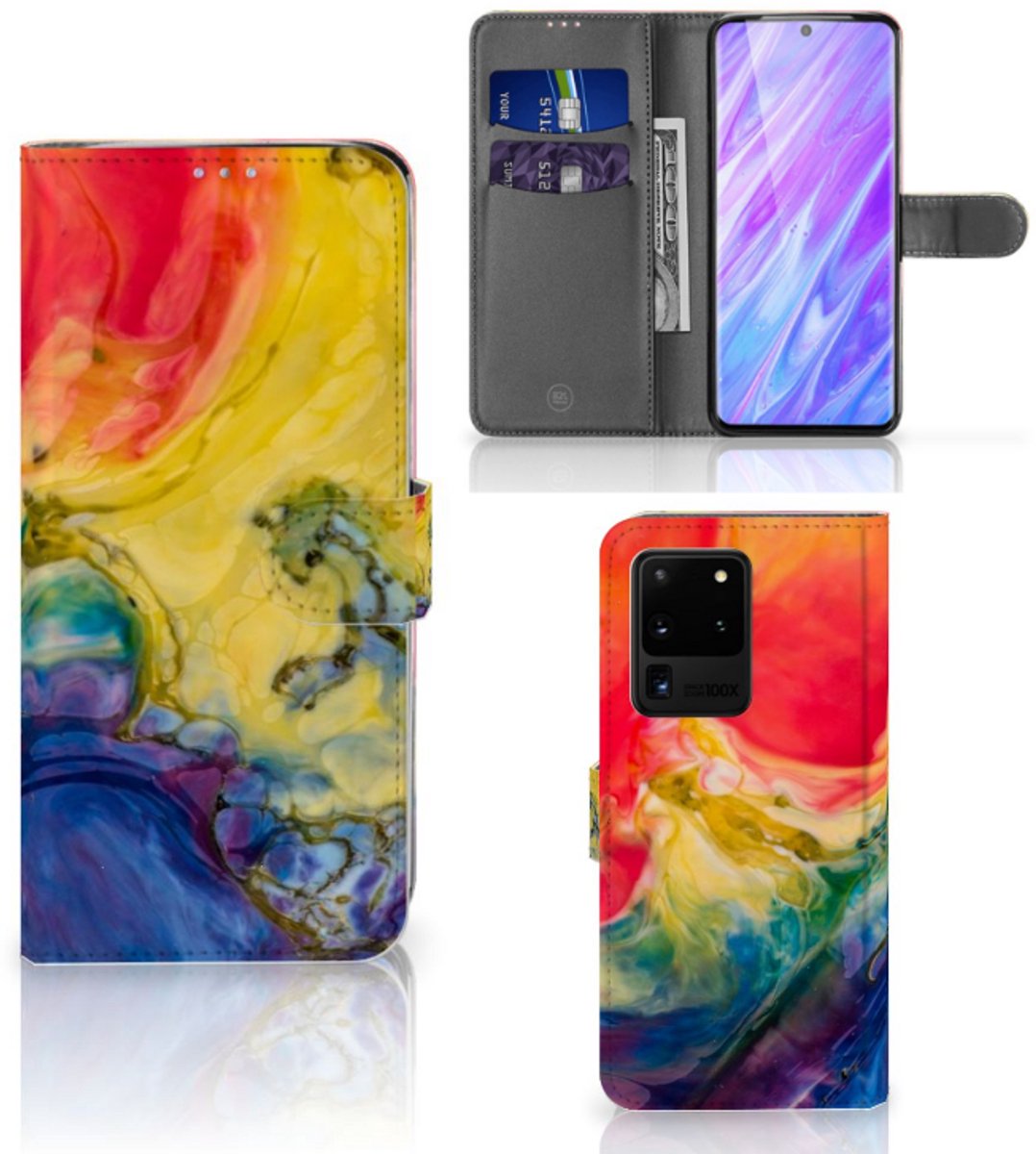 Hoesje Samsung Galaxy S20 Ultra Watercolor Dark