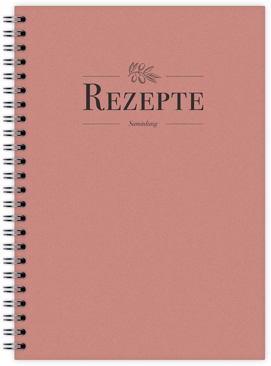 Receptenboek A5 met 102 pagina's voor zelf schrijven