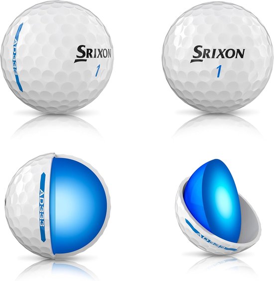 Golfballen voor afstand en snelheid - Lage compressie voor consistentie en controle met uitlijnlijn — afbeelding 4