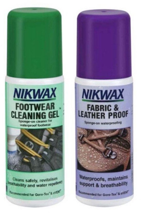 Nikwax Footwear Cleaning Gel / Fabric & Leather Proof 125ml
