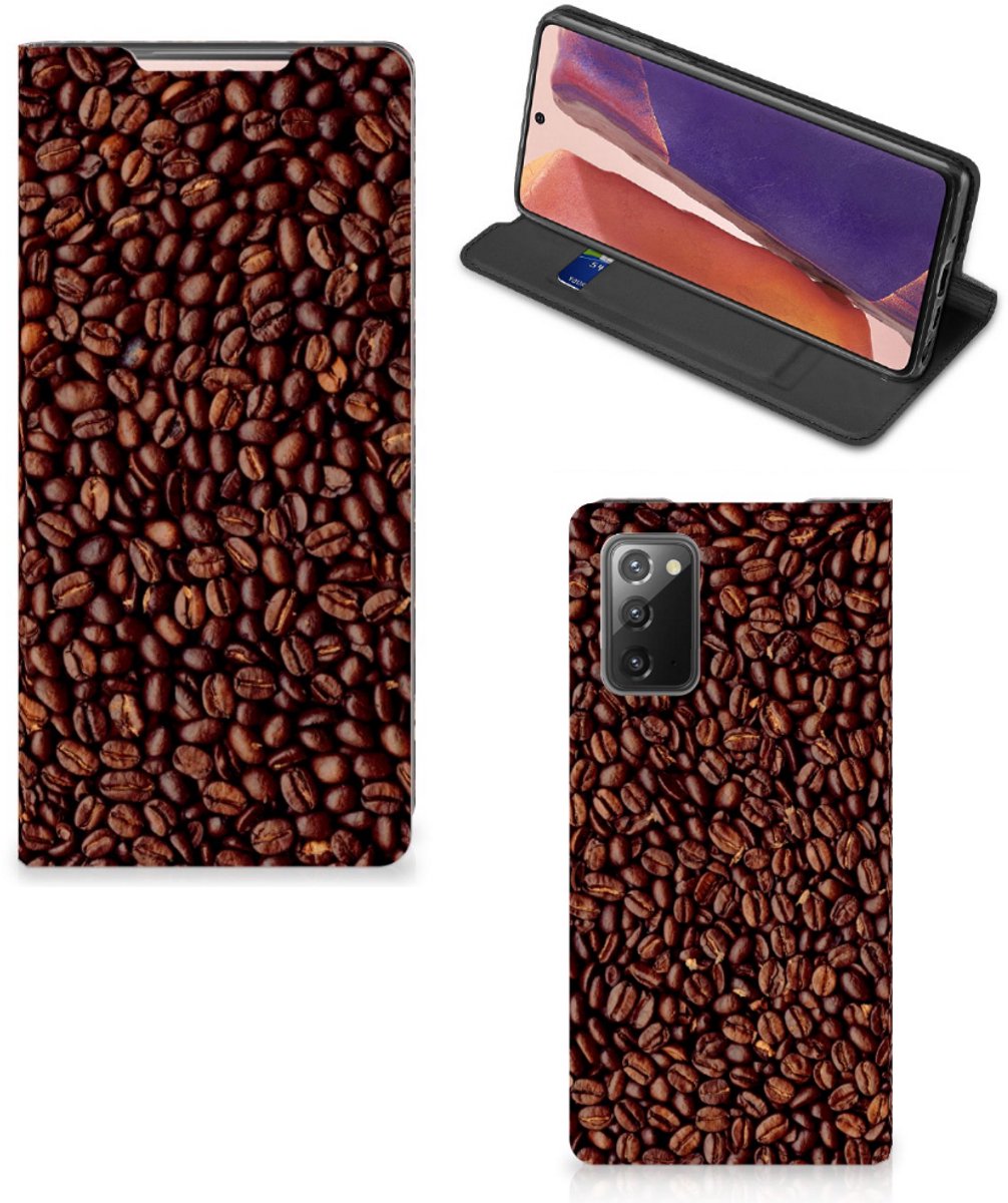 Samsung Galaxy Note20 Flip Style Cover Koffiebonen