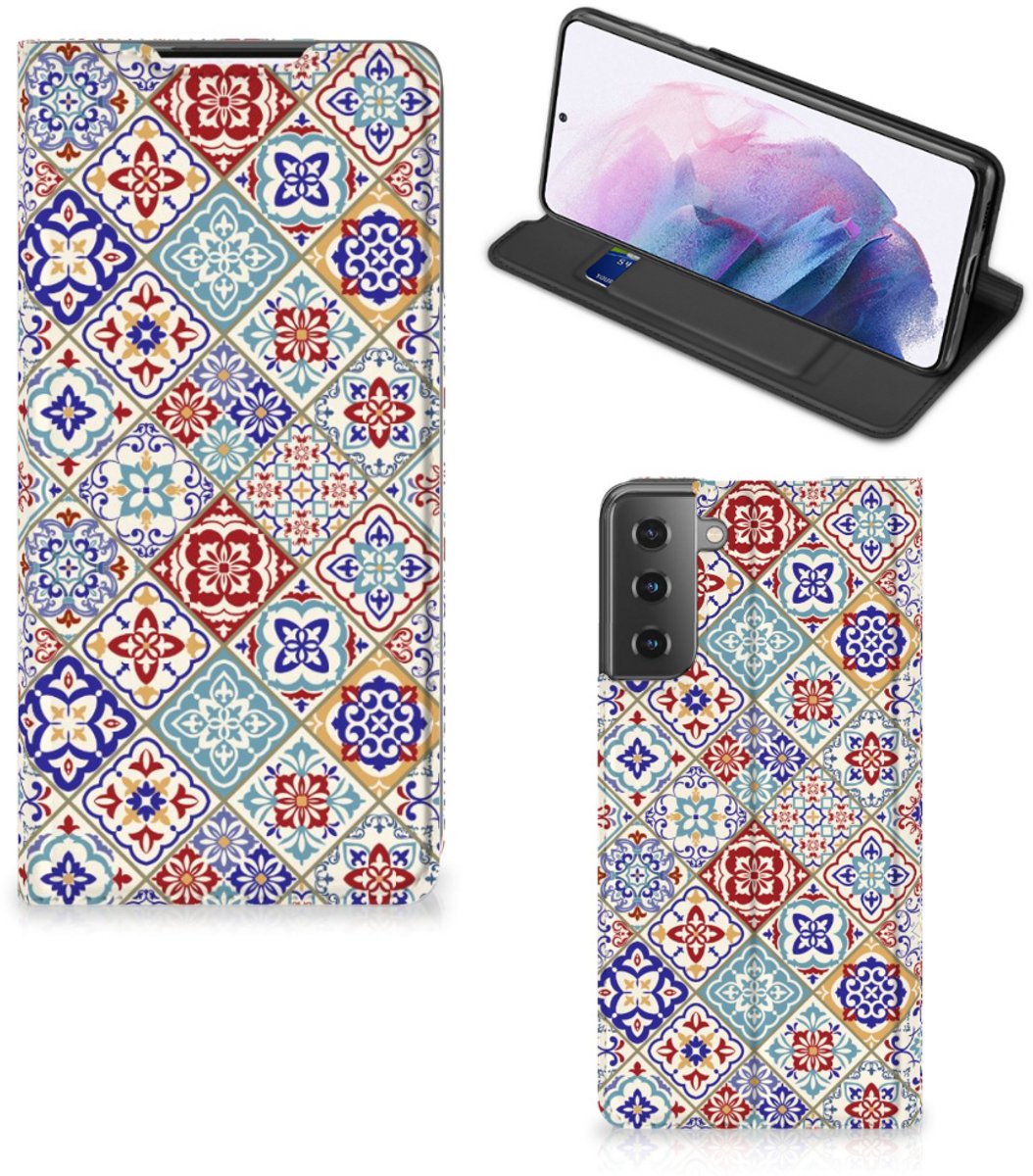 Samsung Galaxy S21 Plus Standcase Tiles Color