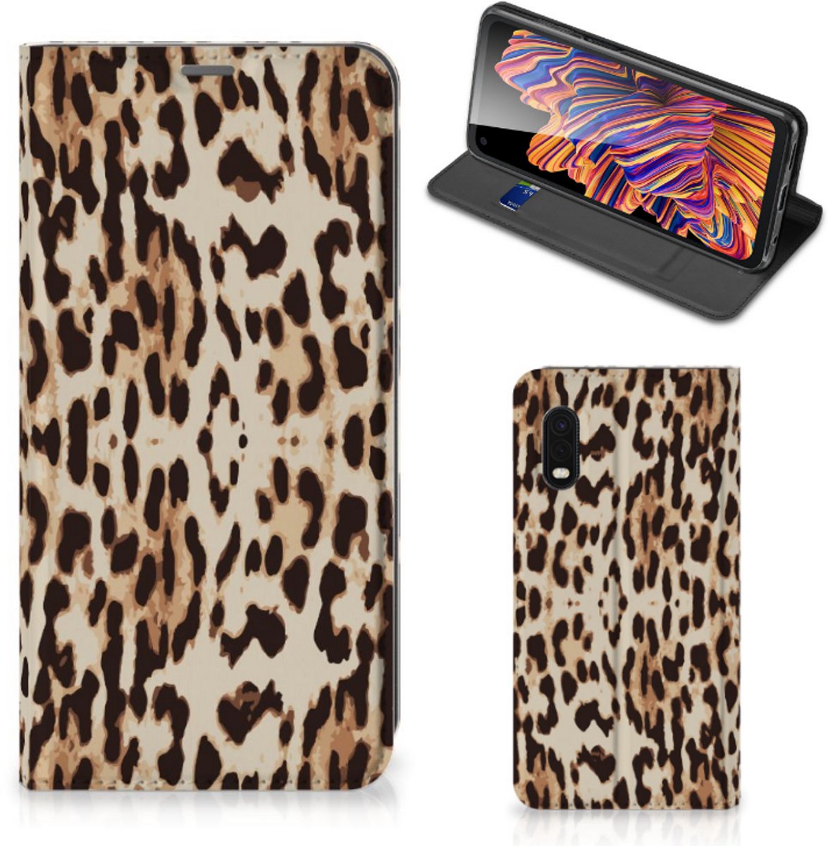 Samsung Xcover Pro Hoesje maken Leopard