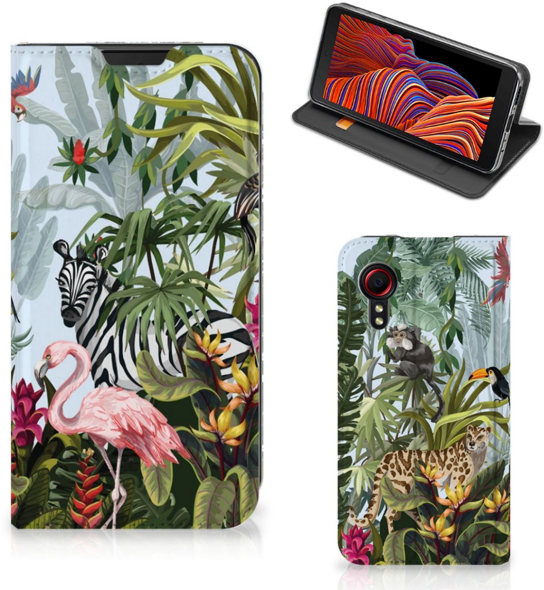Hoesje maken voor Samsung Galaxy Xcover 5 Jungle