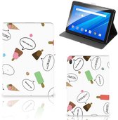 Housse pour tablette avec photo Lenovo Tab E10 Housse pour tablette avec fermeture magnétique Glaces