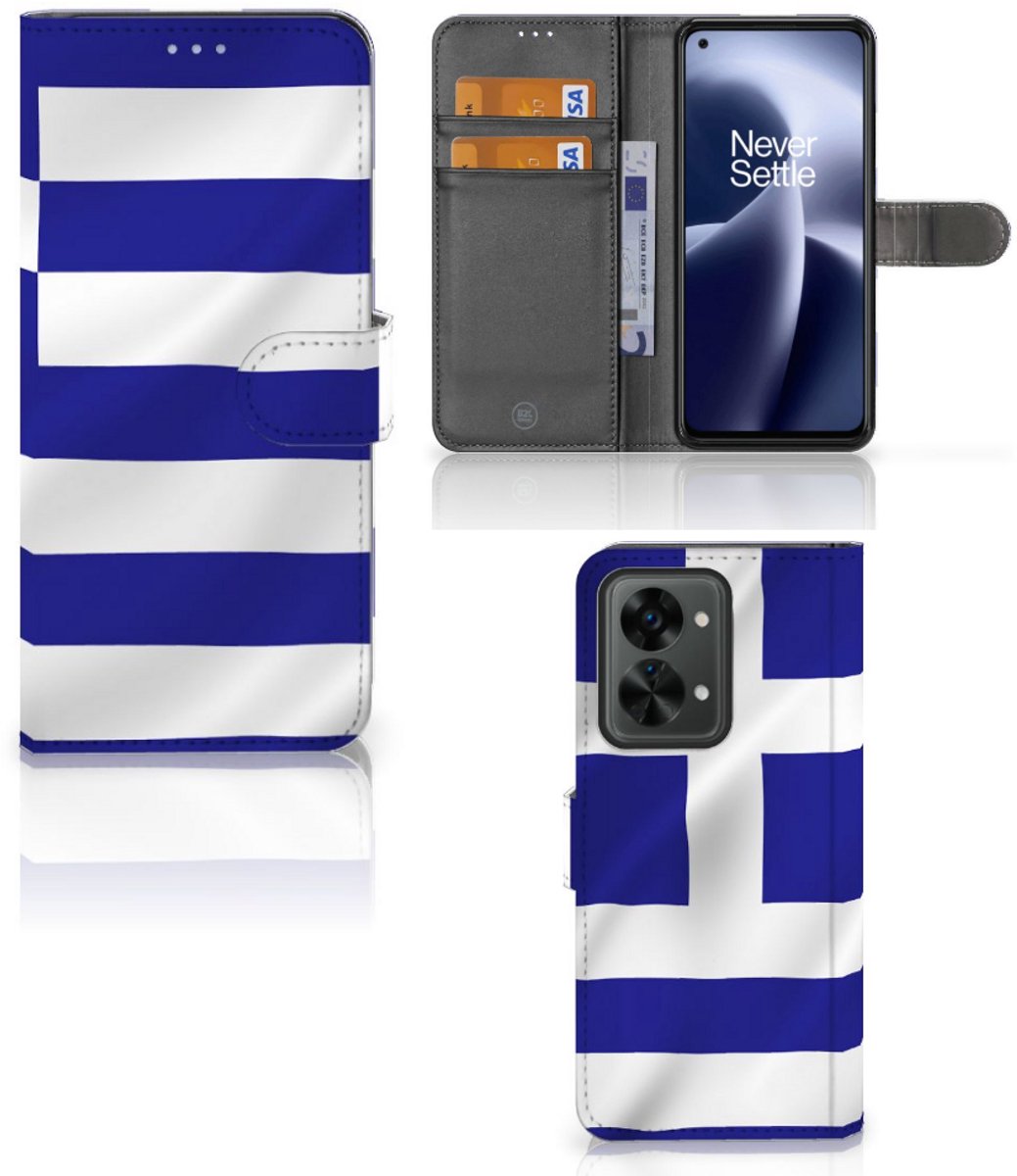 Boekhoesje voor OnePlus Nord 2T Bookstyle Case Griekenland