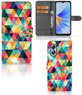 Protecteur Flip Housse OPPO A17 Coque Téléphone À Carreaux