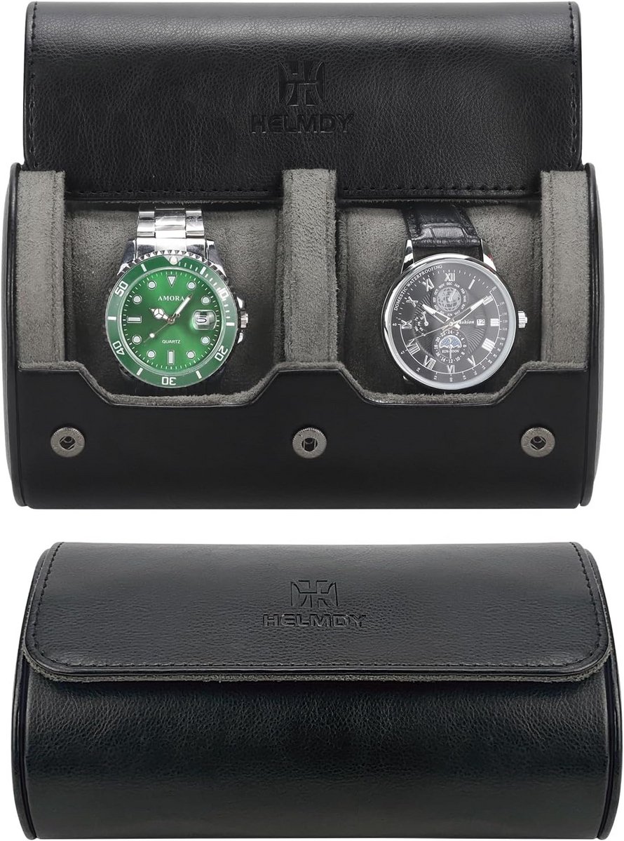 Reis Horloge Organizer - Opbergdoos voor Heren en Dames met 3 Compartimenten