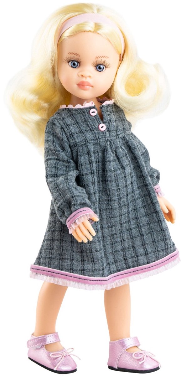 Paola Reina Poppenkleding Kledingset Laura Grijs 32 cm van Merkloos — afbeelding 2