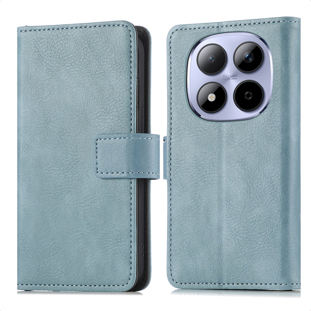 imoshion Hoesje - Geschikt voor Xiaomi Redmi Note 15 Pro (5G) - Luxe Bookcase - Lichtblauw