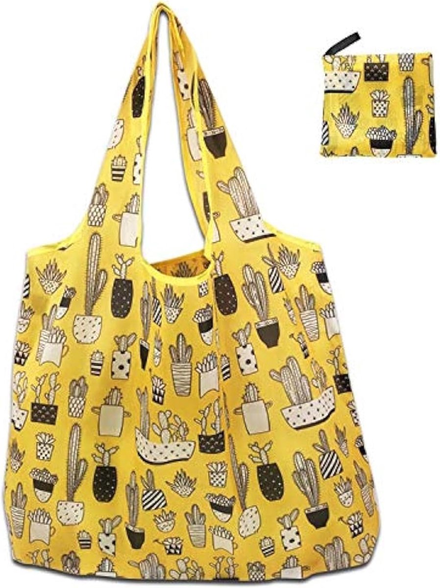 Extra Grote Herbruikbare Opvouwbare Boodschappentas - Eco Tote Handtas voor Dames