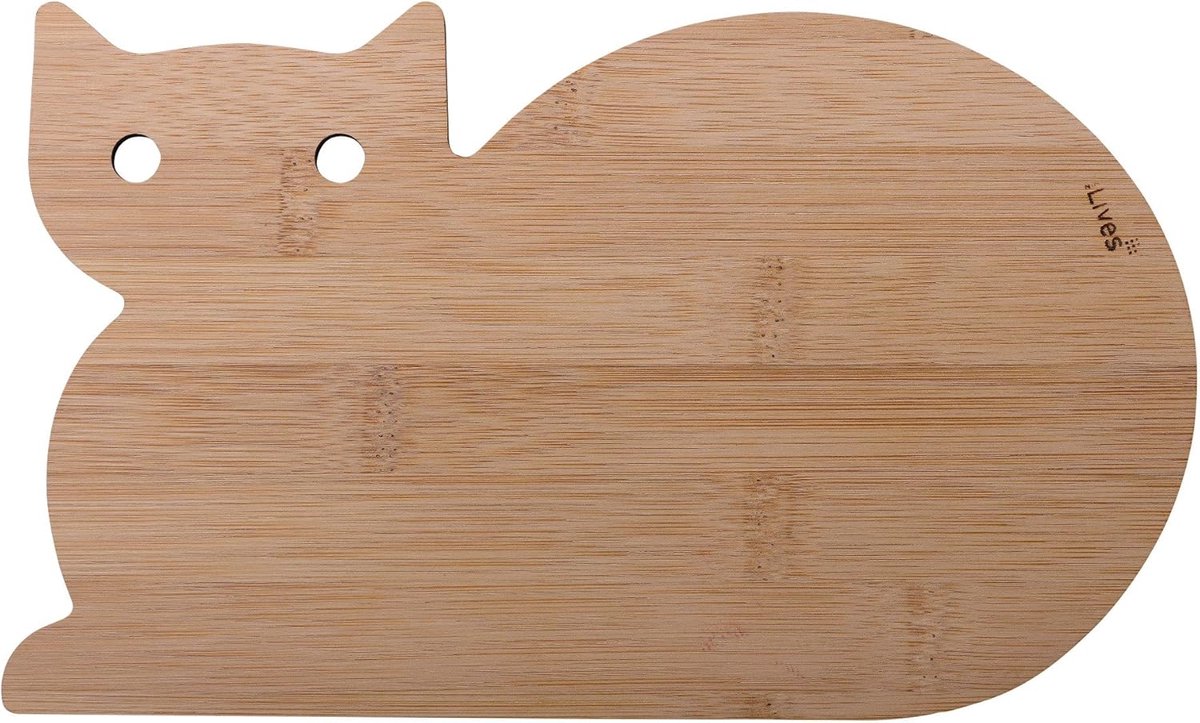 Speelse ontbijtplank voor dierenliefhebbers - Houten plankje