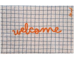 Mad About Mats - Magnus - deurmat/badmat - welcome - droogloop/touch - wasbaar - 50x75cm