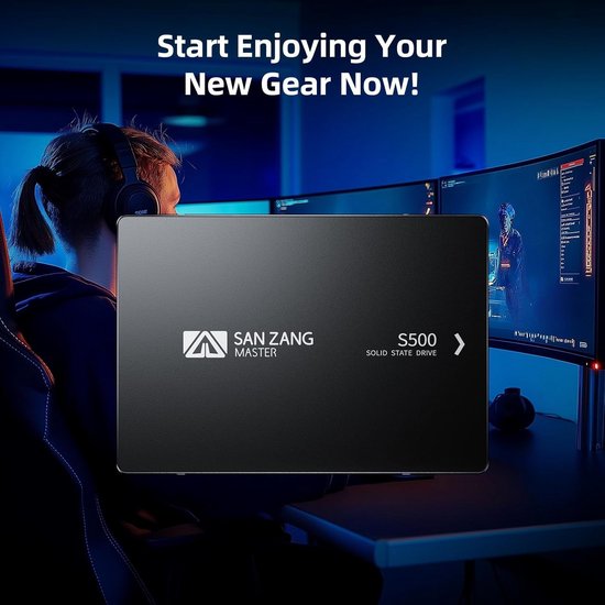 4 TB SATA SSD interne harde schijf 2,5 inch - 560 MB/s lezen, 500 MB/s schrijven, 3D NAND, geschikt voor laptops en desktops — afbeelding 5