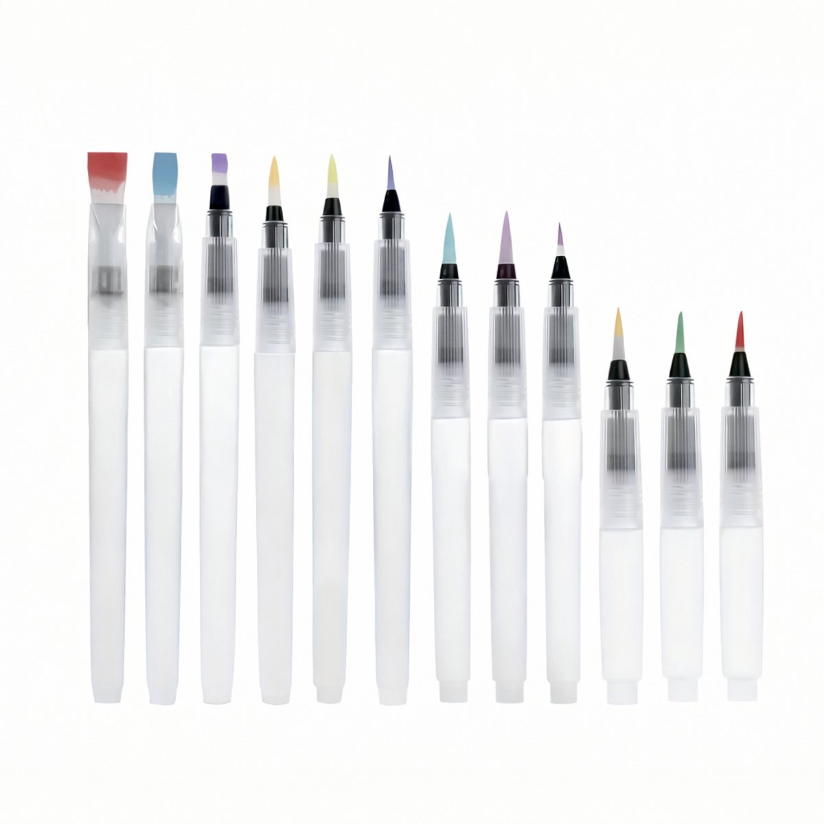 Waterbrush Penselen Set 12 Stuks - Water Brush Pennen - Aquarel Penselen - Kasey Products