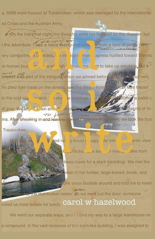 And So I Write - cover